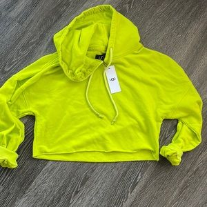 CROPPED UGG HOODIE!